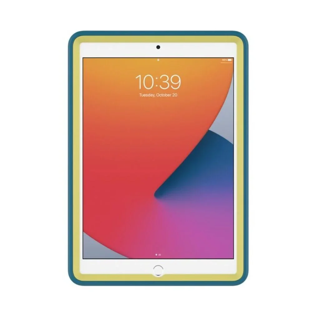 OtterBox EasyGrab Tablet Case Kids Durable Drop+ Protection Blue/Yellow With Sta